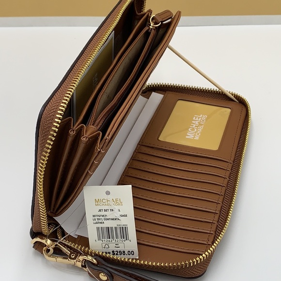 MICHAEL KORS MERCER MEDIUM TOP ZIP BELTED SATCHEL & LARGE CONTINENTAL WALLET - Picture 16 of 16